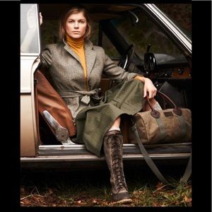 NWT L.L. Bean tall waxed canvas duck boots, 6